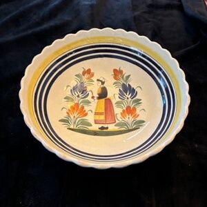 Quimper Henriot France Vintage large bowl